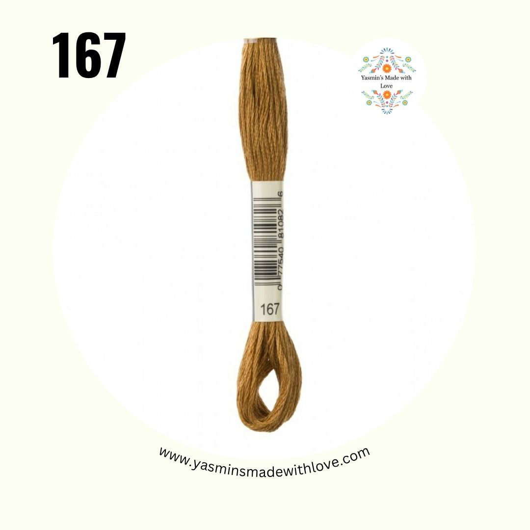 DMC 167 Khaki Brown – DMC Mouliné Standard Cotton
