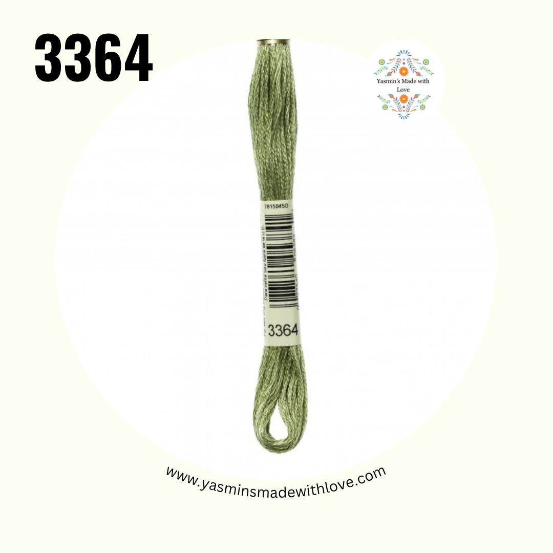3364 Pine Green – DMC Mouliné Standard Cotton