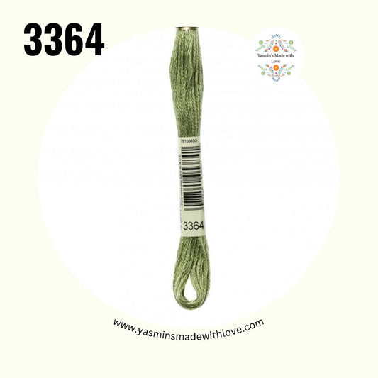 3364 Pine Green – DMC Mouliné Standard Cotton