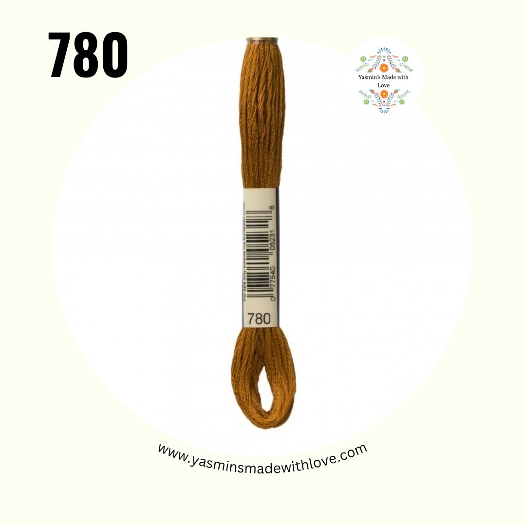 780 Topaz Ultra Very Dark – DMC Mouliné Standard Cotton