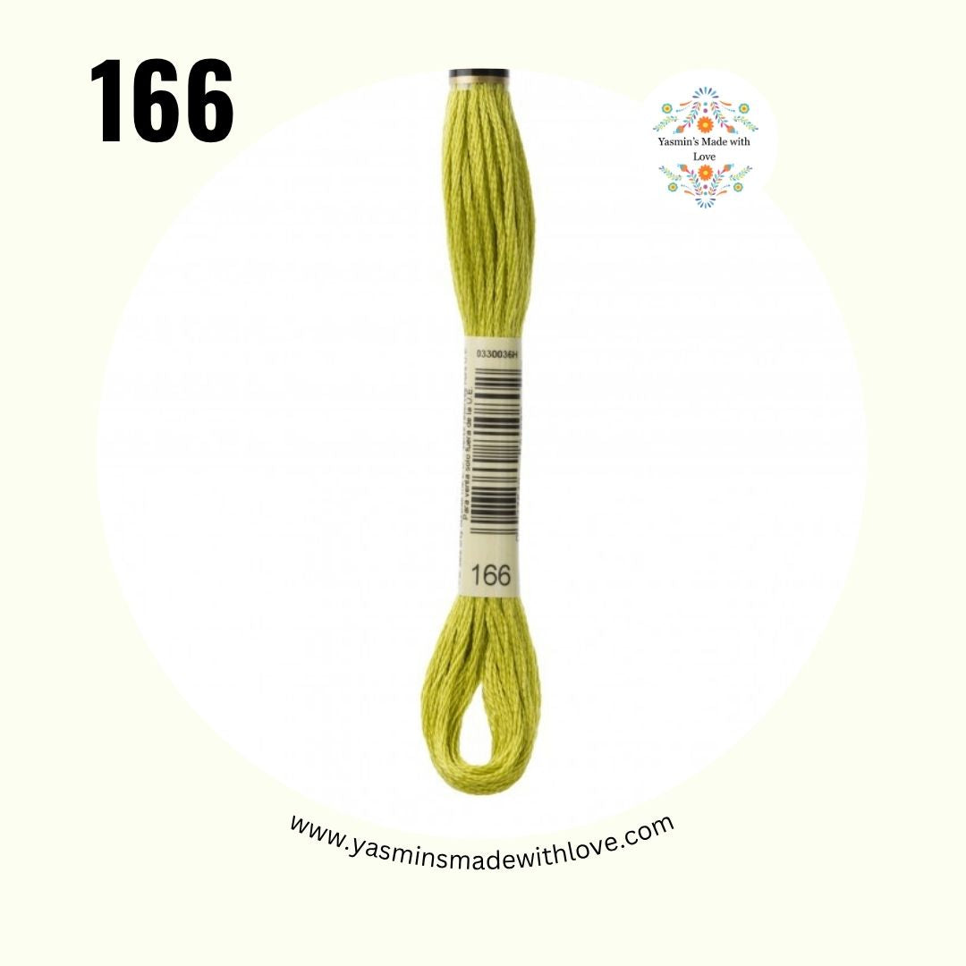 DMC 166 Lime Green – DMC Mouliné Standard Cotton