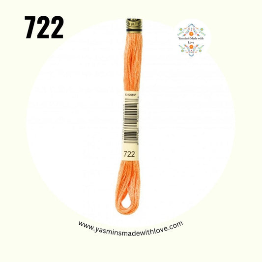 DMC 722 Winnie The Pooh Gold – Mouliné Standard Cotton Embroidery Floss