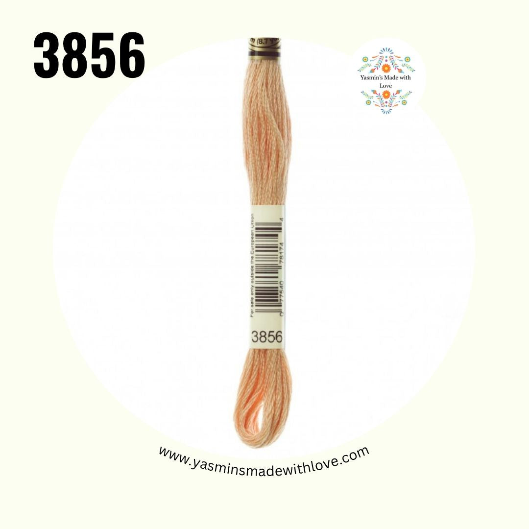3856 Mahogany Ultra Very Light – DMC Mouliné Standard Cotton