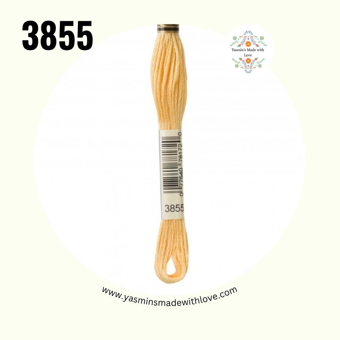 3855 Autumn Gold Light – DMC Mouliné Standard Cotton