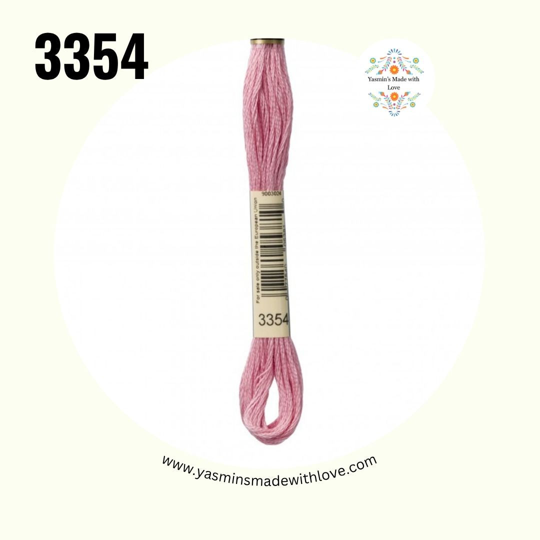 3354 Dusty Rose Light – DMC Mouliné Standard Cotton