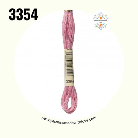 3354 Dusty Rose Light – DMC Mouliné Standard Cotton