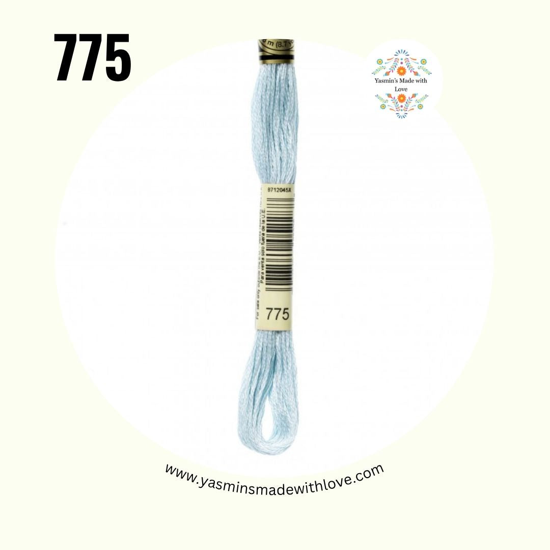 775 Baby Blue Very Light – DMC Mouliné Standard Cotton