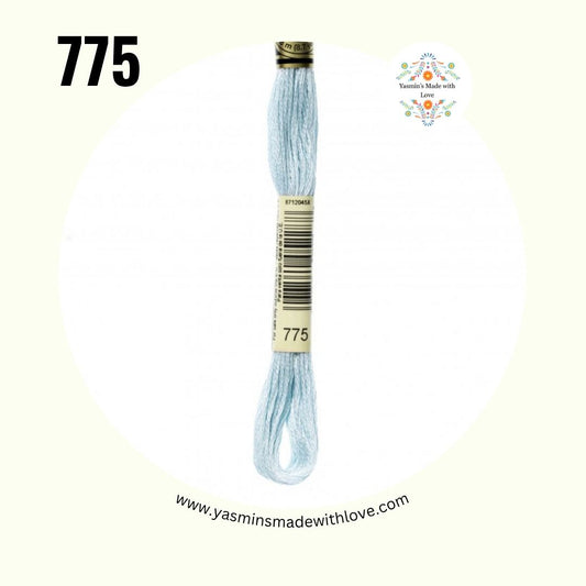 775 Baby Blue Very Light – DMC Mouliné Standard Cotton
