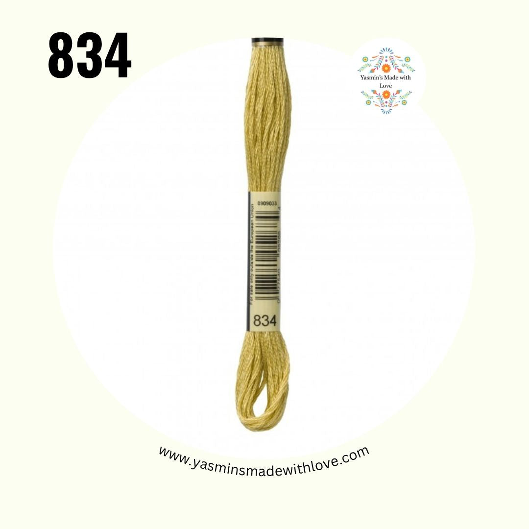 834 Golden Olive Very Light – DMC Mouliné Standard Cotton