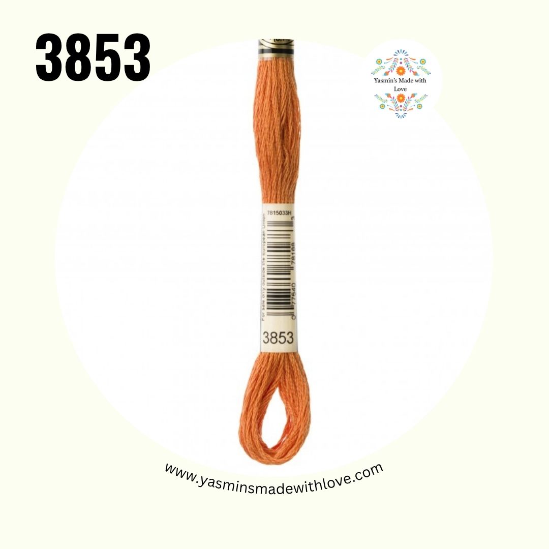 3853 Autumn Gold Dark – DMC Mouliné Standard Cotton