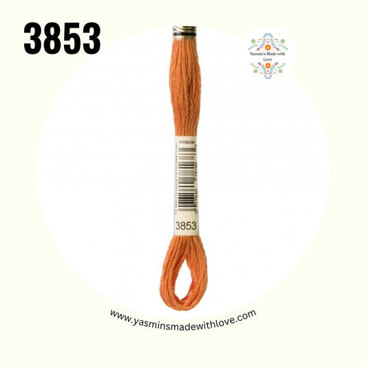 3853 Autumn Gold Dark – DMC Mouliné Standard Cotton