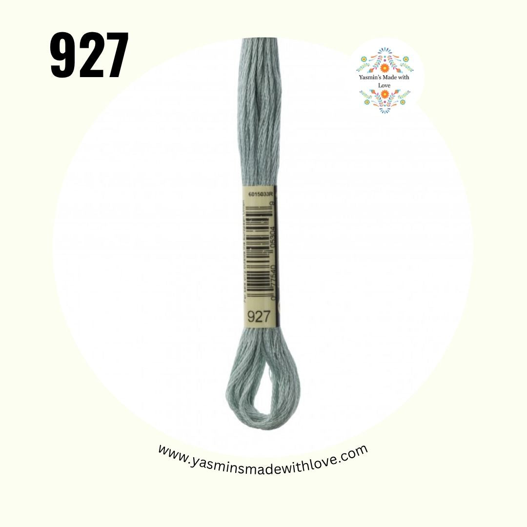 927 Gray Green Light – DMC Mouliné Standard Cotton