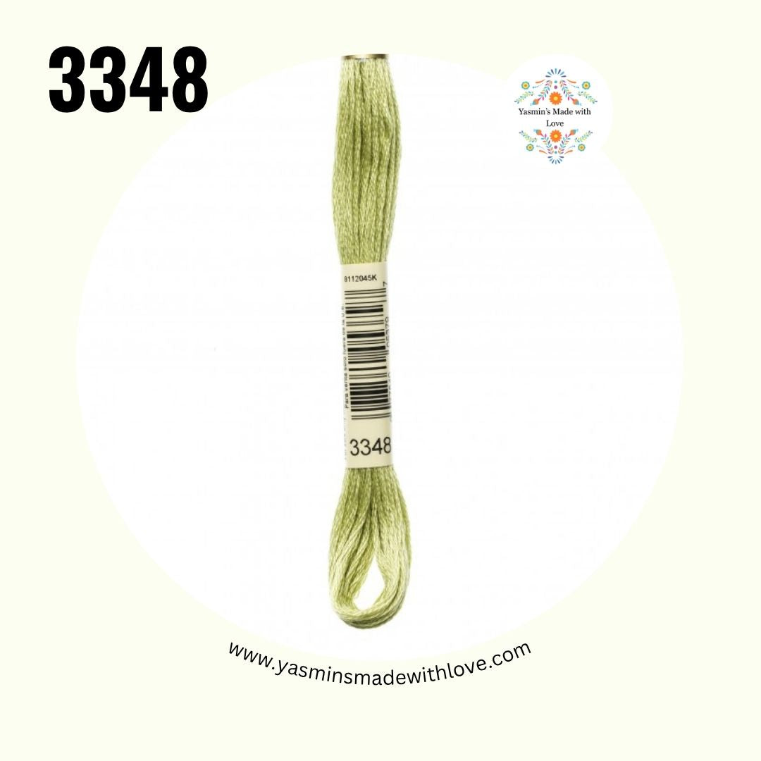 3348 Yellow Green Light – DMC Mouliné Standard Cotton