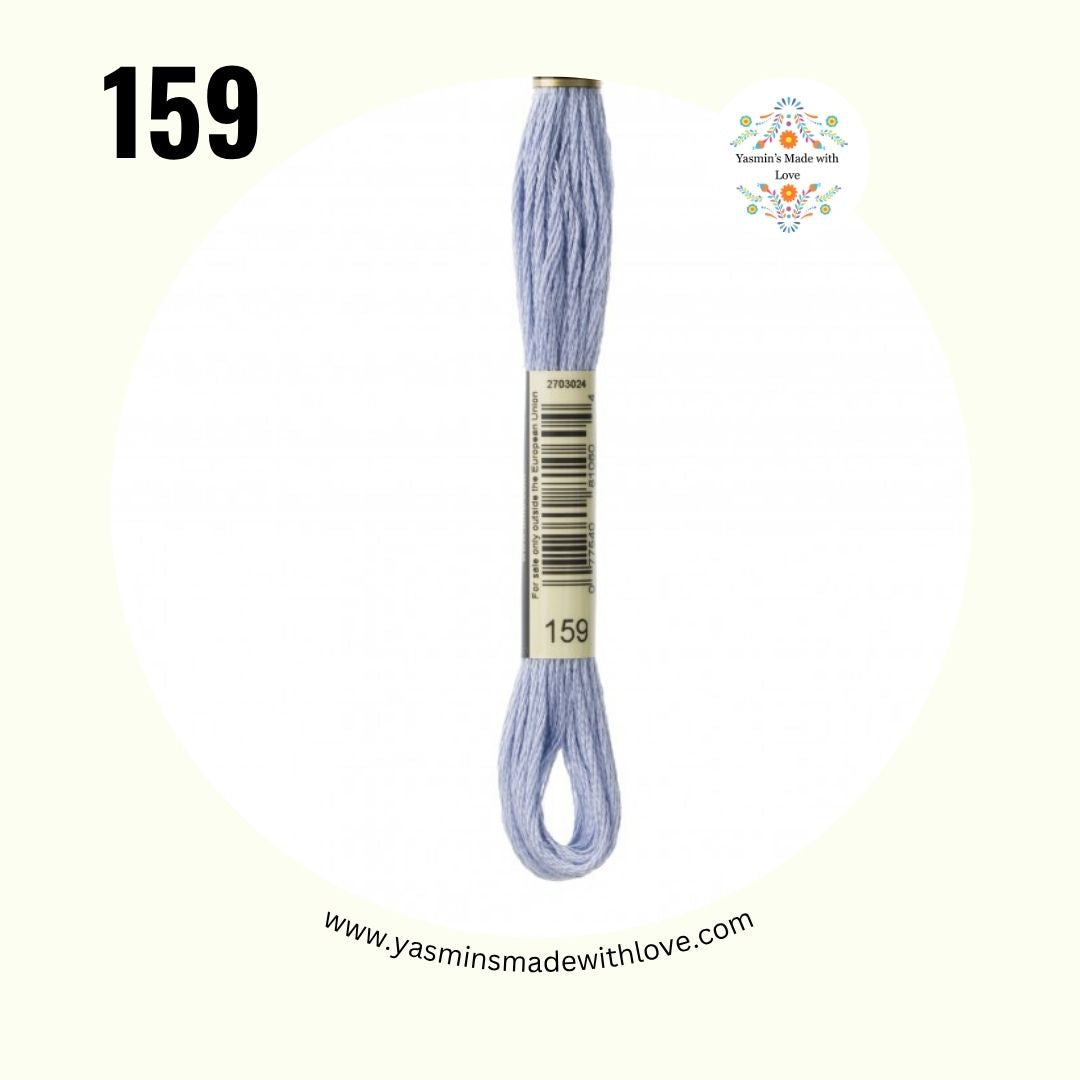 DMC 159 Petrol Blue Light – DMC Mouliné Standard Cotton