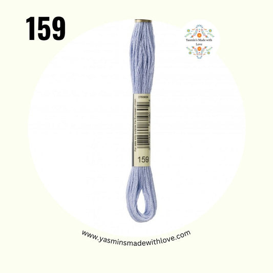 DMC 159 Petrol Blue Light – DMC Mouliné Standard Cotton