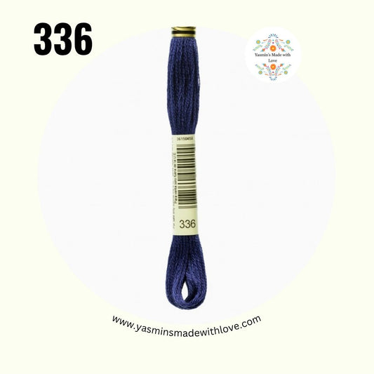 DMC 336 Blue – DMC Mouliné Standard Cotton