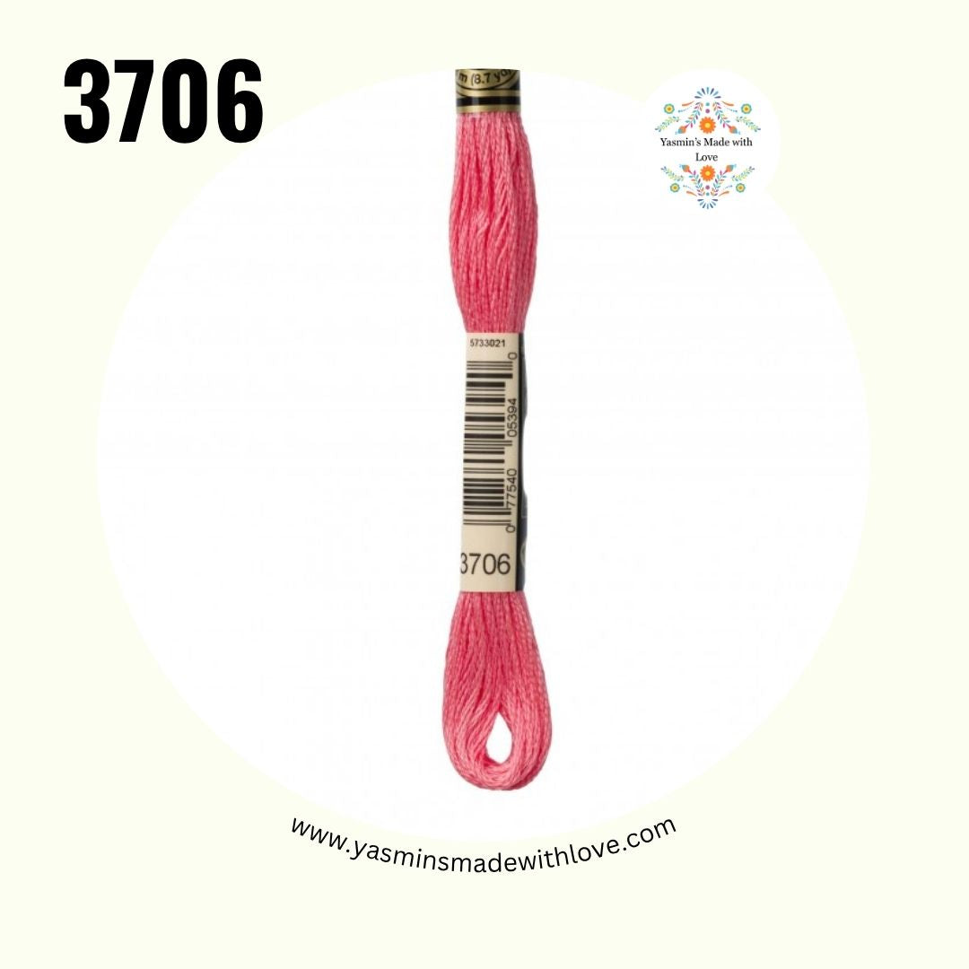 3706 Melon Medium – DMC Mouliné Standard Cotton