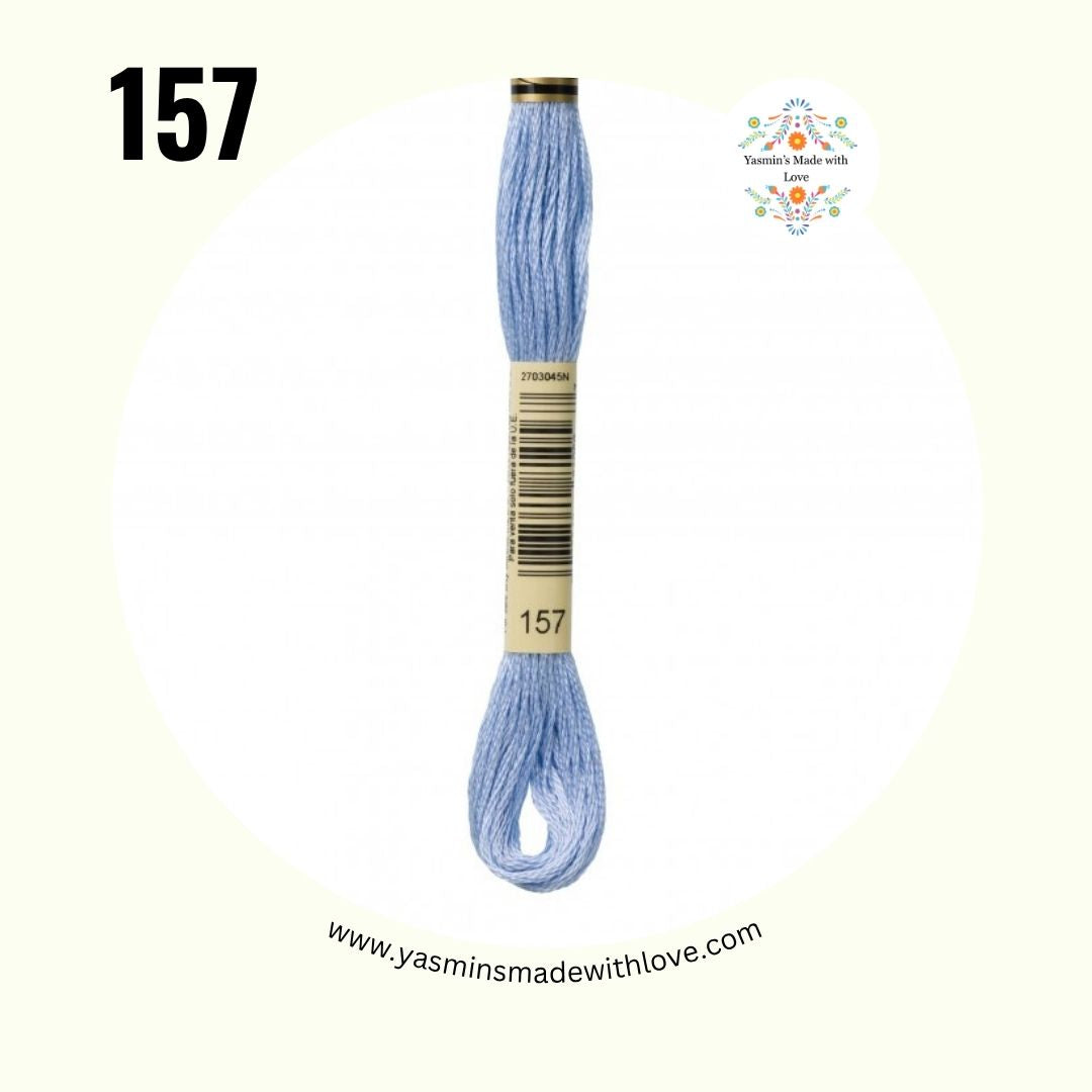 DMC 157 Blue Light – DMC Mouliné Standard Cotton