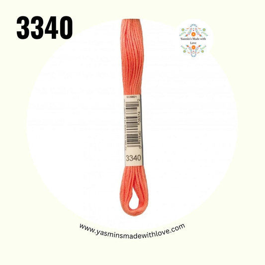 3340 Apricot Medium – DMC Mouliné Standard Cotton