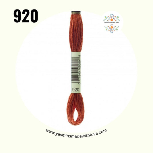 920 Copper Medium – DMC Mouliné Standard Cotton