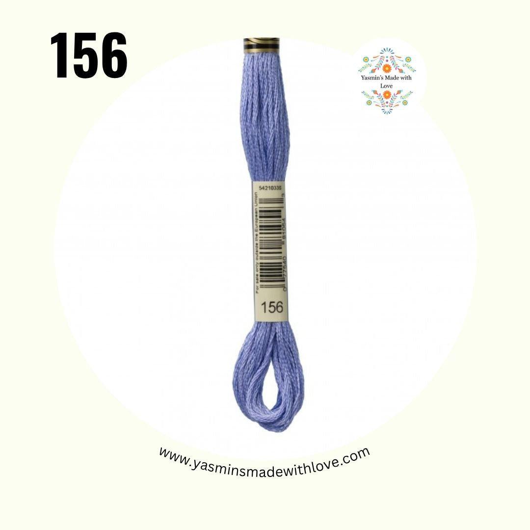 DMC 156 Blue Medium – DMC Mouliné Standard Cotton
