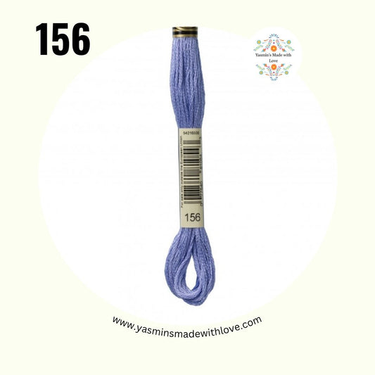 DMC 156 Blue Medium – DMC Mouliné Standard Cotton