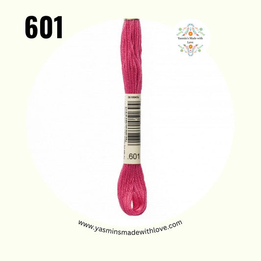 DMC 601 Cranberry – Dark Mouliné Standard Cotton Embroidery Floss