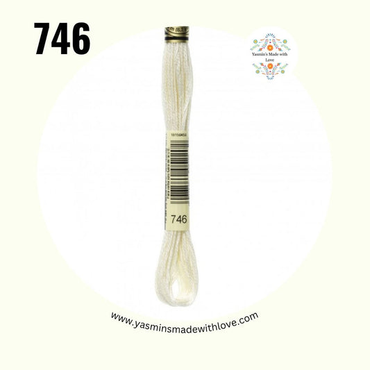 746 Off White – DMC Mouliné Standard Cotton