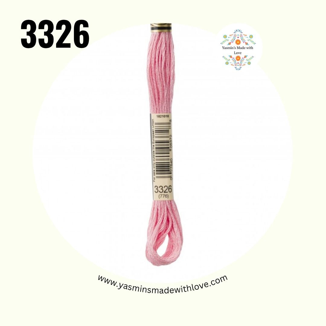 3326 Rose Light – DMC Mouliné Standard Cotton