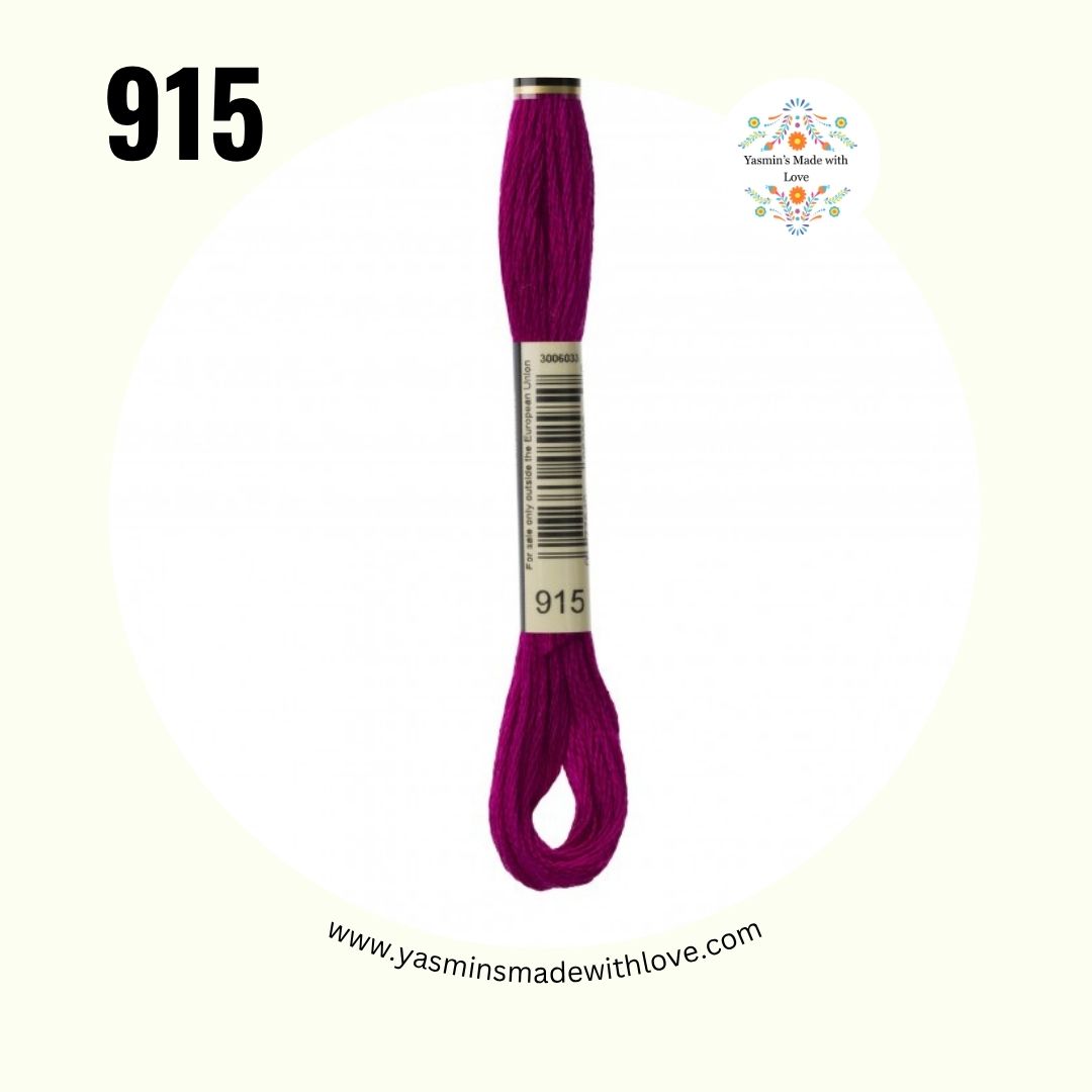 915 Plum Dark – DMC Mouliné Standard Cotton