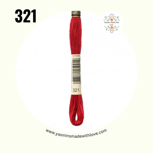 DMC 321 Red – DMC Mouliné Standard Cotton