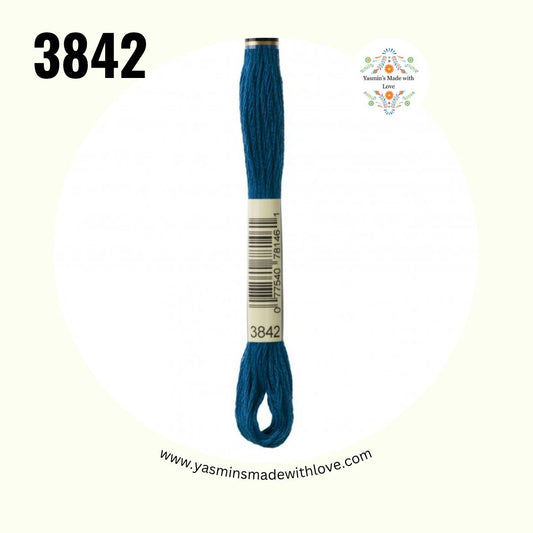 3842 Wedgewood Dark – DMC Mouliné Standard Cotton