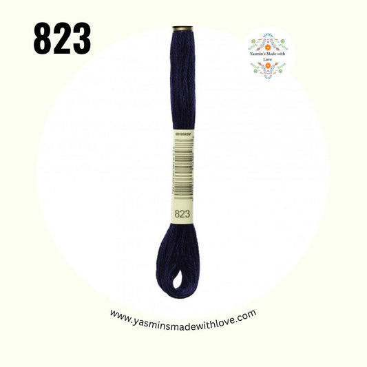 824 Blue Very Dark – DMC Mouliné Standard Cotton