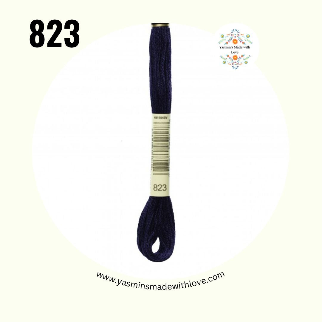 823 Blue Dark – DMC Mouliné Standard Cotton