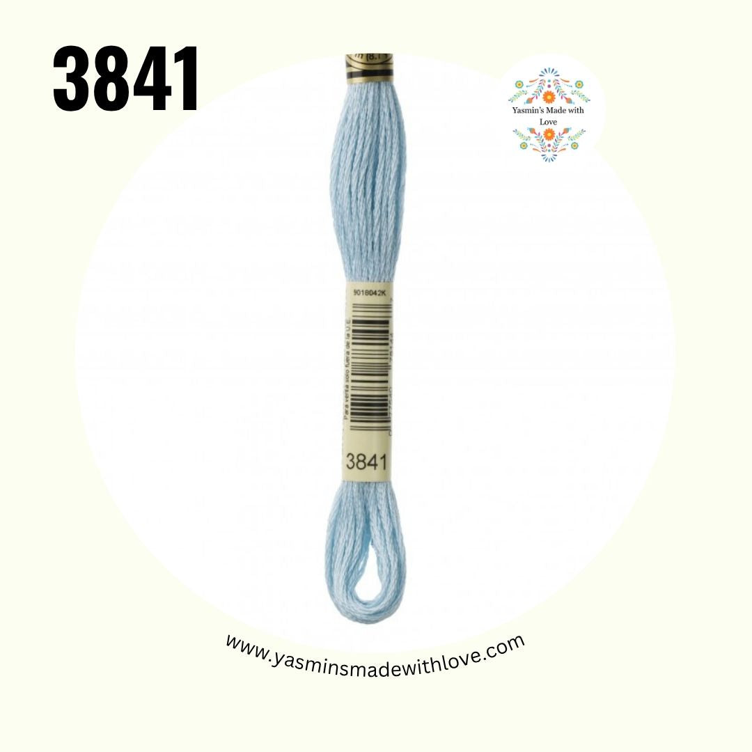 3841 Baby Blue Pale – DMC Mouliné Standard Cotton