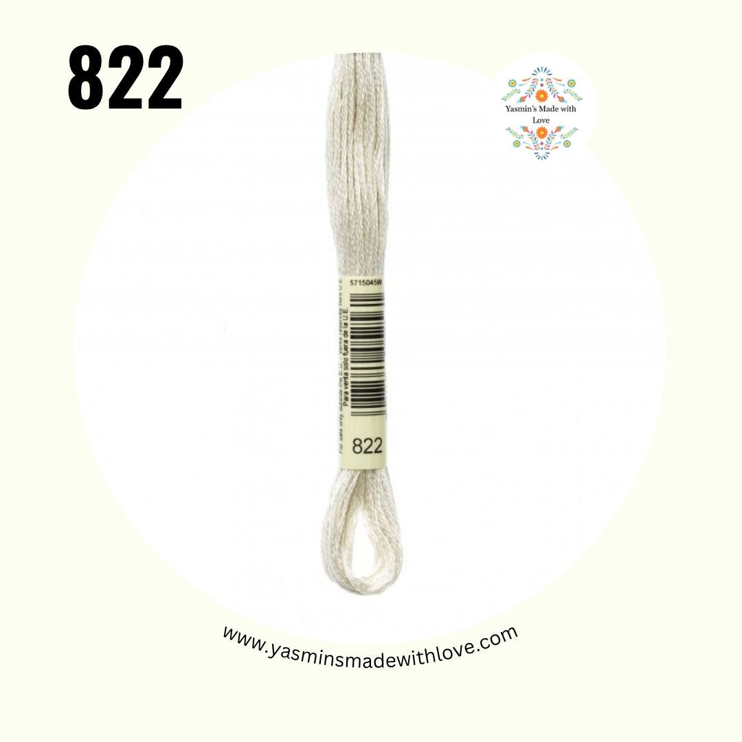 822 Beige Gray Light – DMC Mouliné Standard Cotton