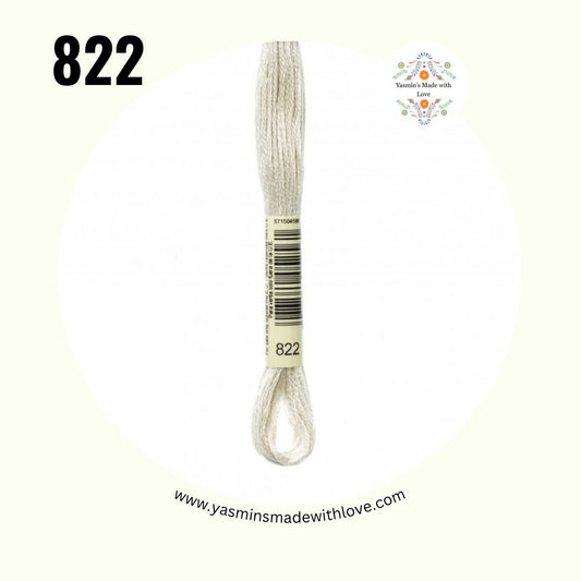 822 Beige Gray Light – DMC Mouliné Standard Cotton