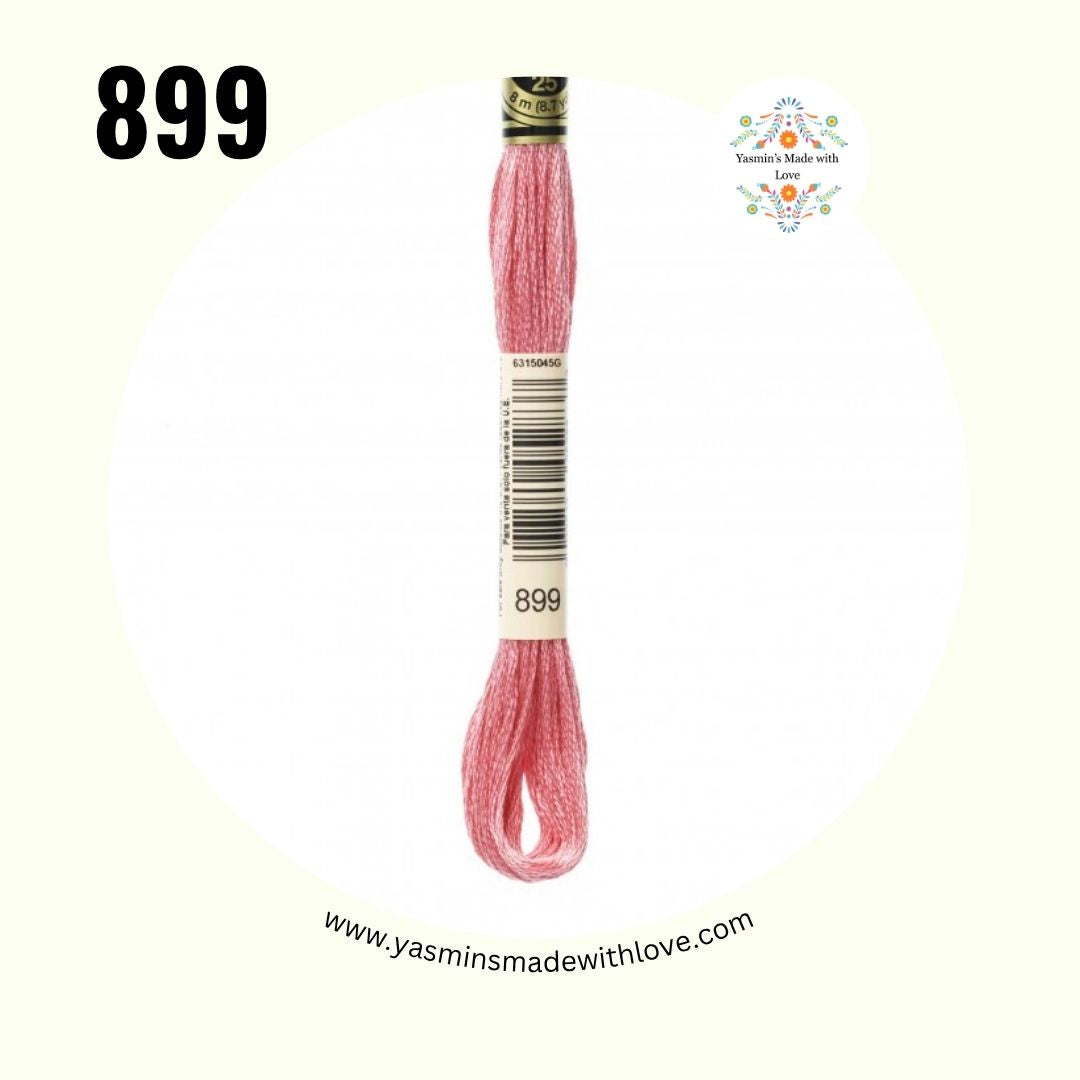 899 Rose Medium – DMC Mouliné Standard Cotton