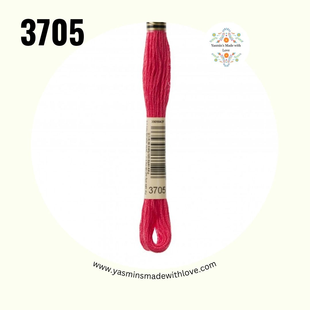 3705 Melon Dark – DMC Mouliné Standard Cotton