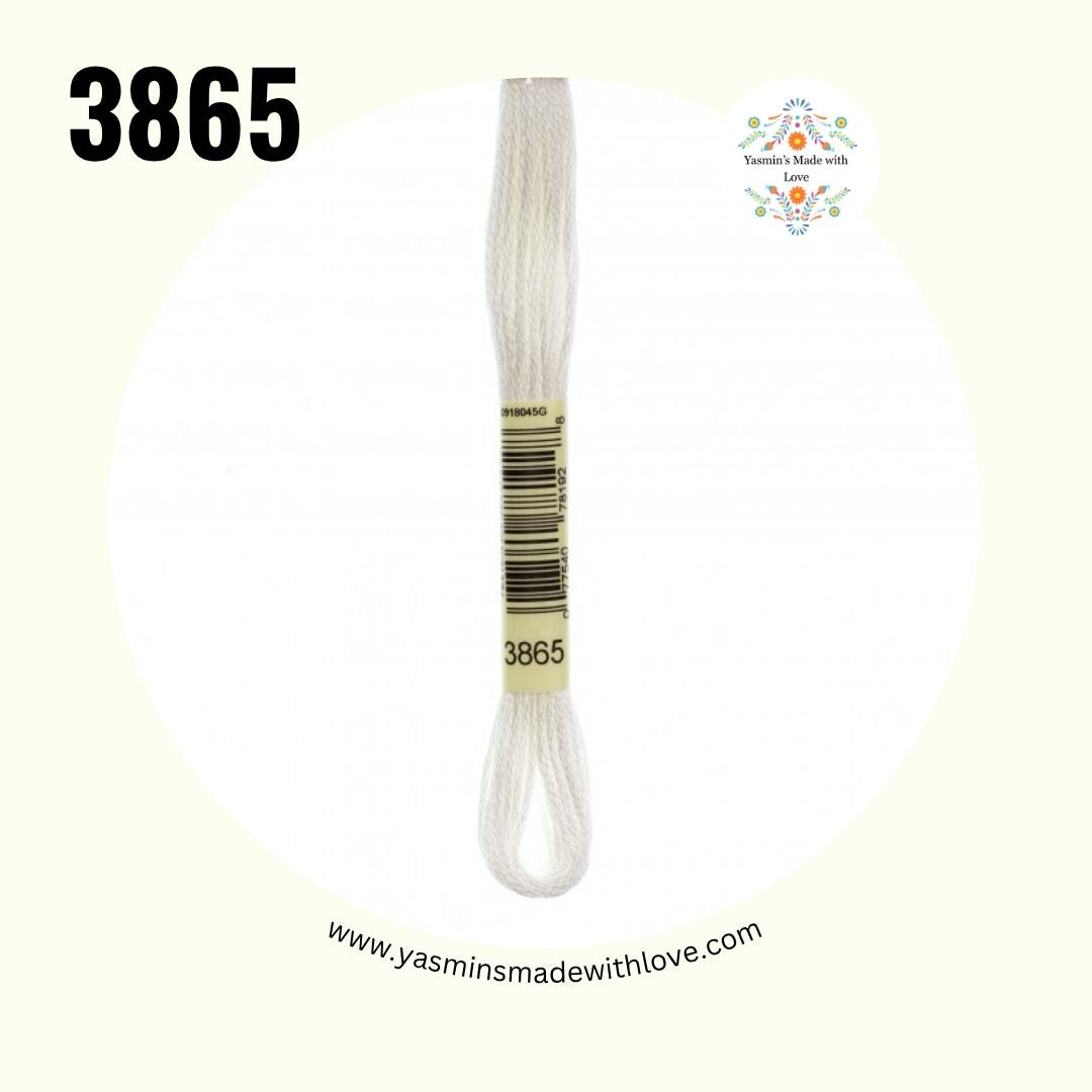 3865 Winter White – DMC Mouliné Standard Cotton