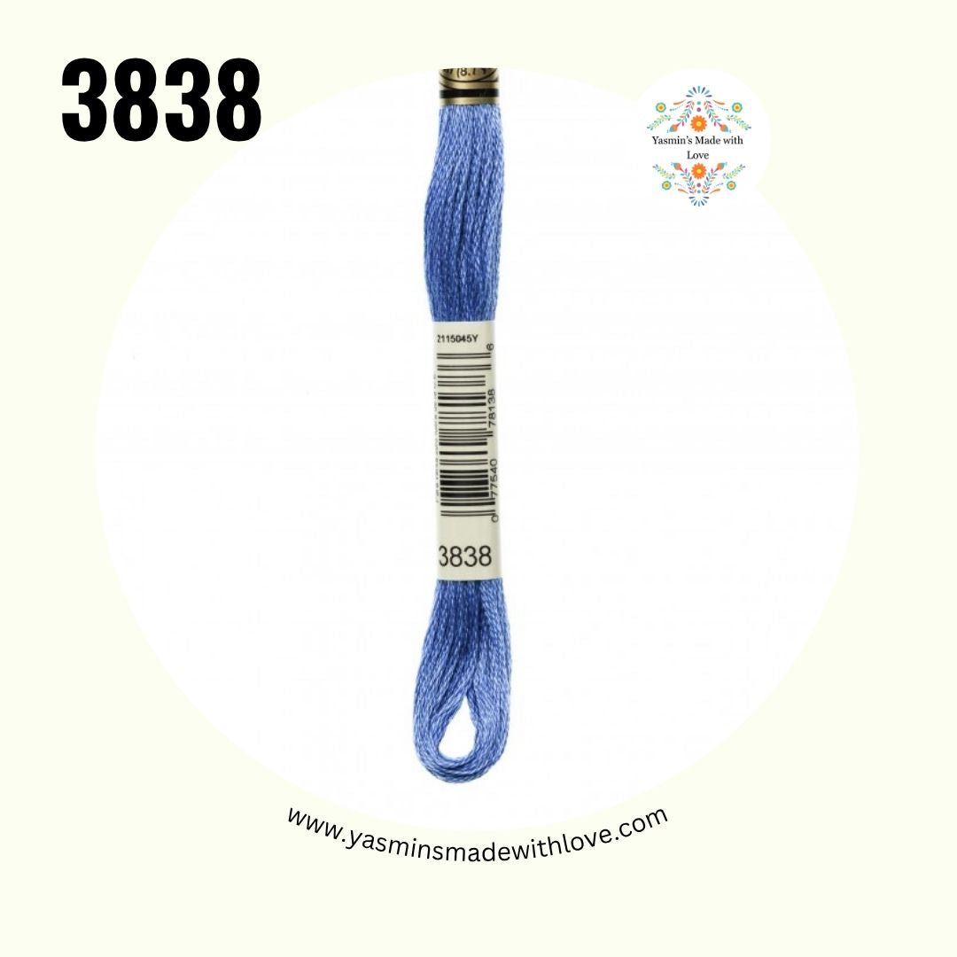 3838 Lavender Blue Dark – DMC Mouliné Standard Cotton