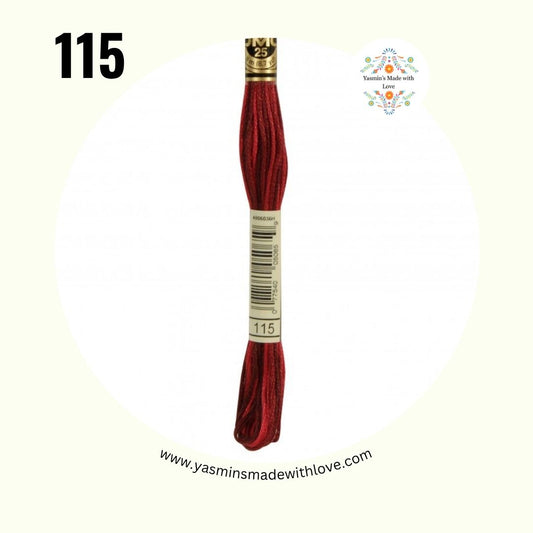 DMC 115 Garnet – DMC Mouliné Standard Cotton