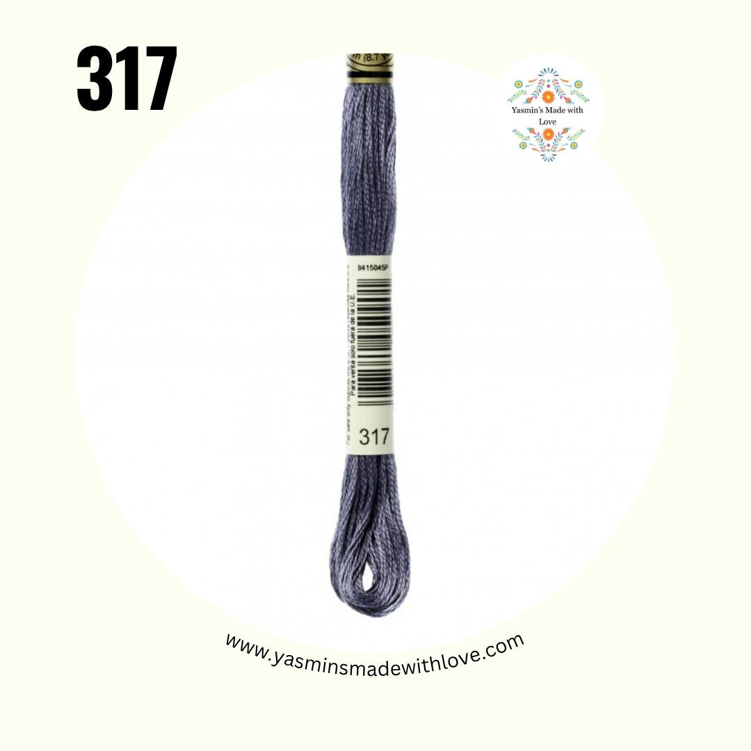 DMC 317 Pewter Gray
