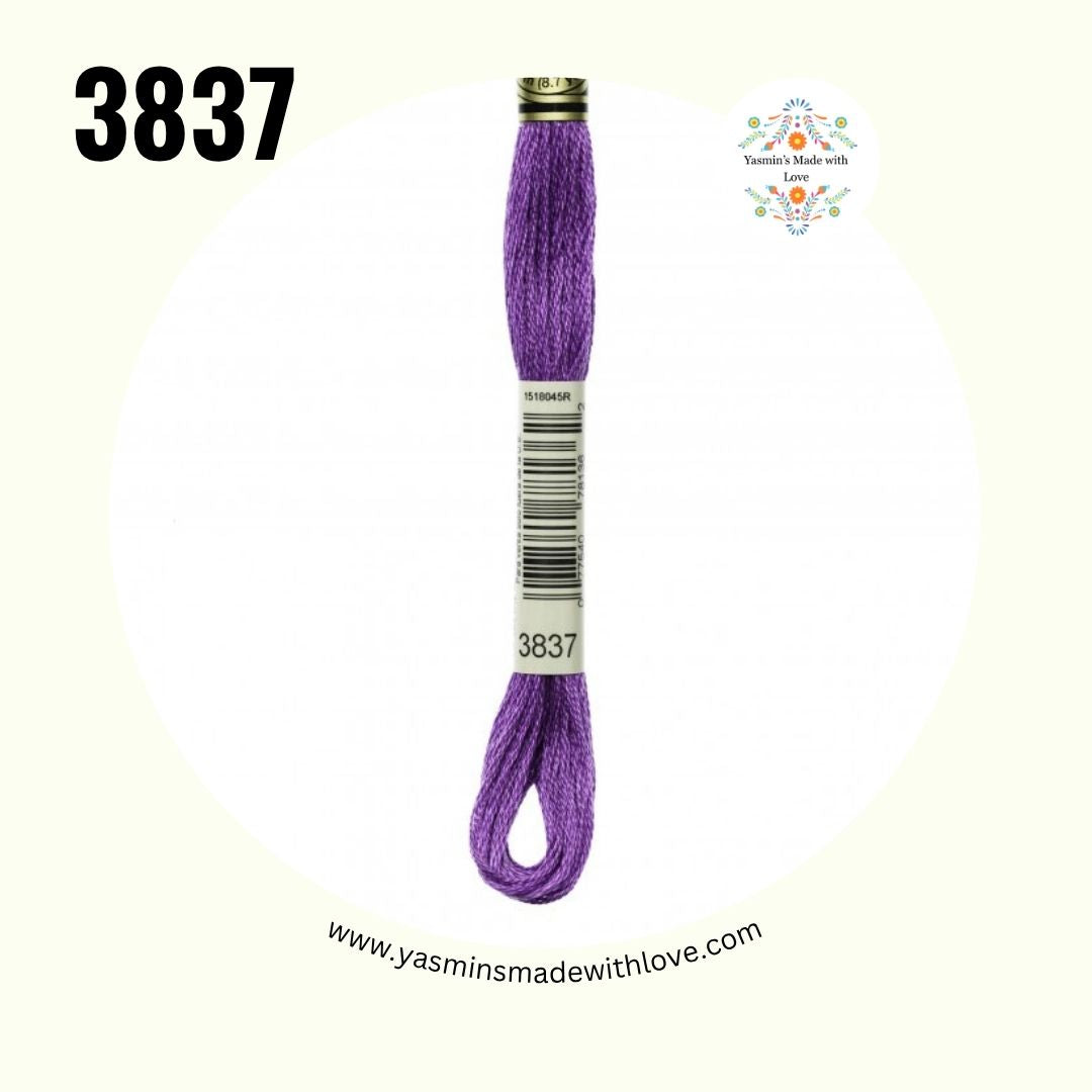 3837 Lavender Ultra Dark – DMC Mouliné Standard Cotton