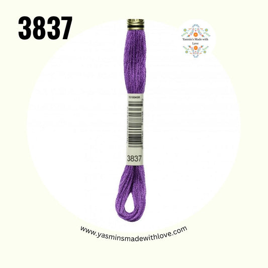3837 Lavender Ultra Dark – DMC Mouliné Standard Cotton