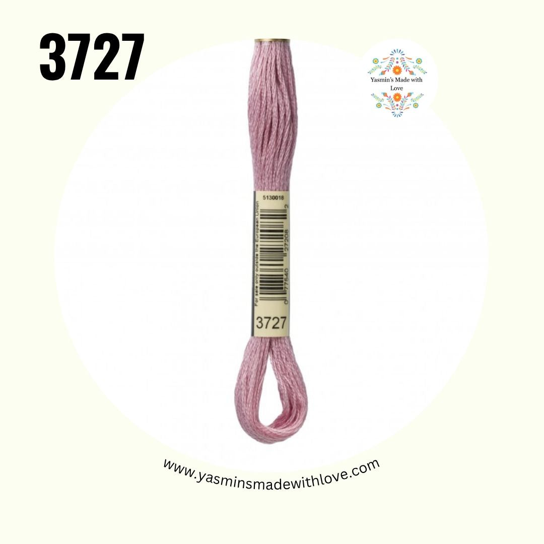 3727 Antique Mauve Light – DMC Mouliné Standard Cotton
