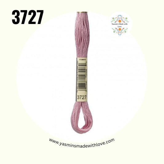 3727 Antique Mauve Light – DMC Mouliné Standard Cotton
