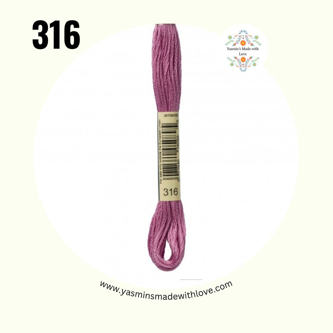 DMC 316 Antique Mauve - Medium