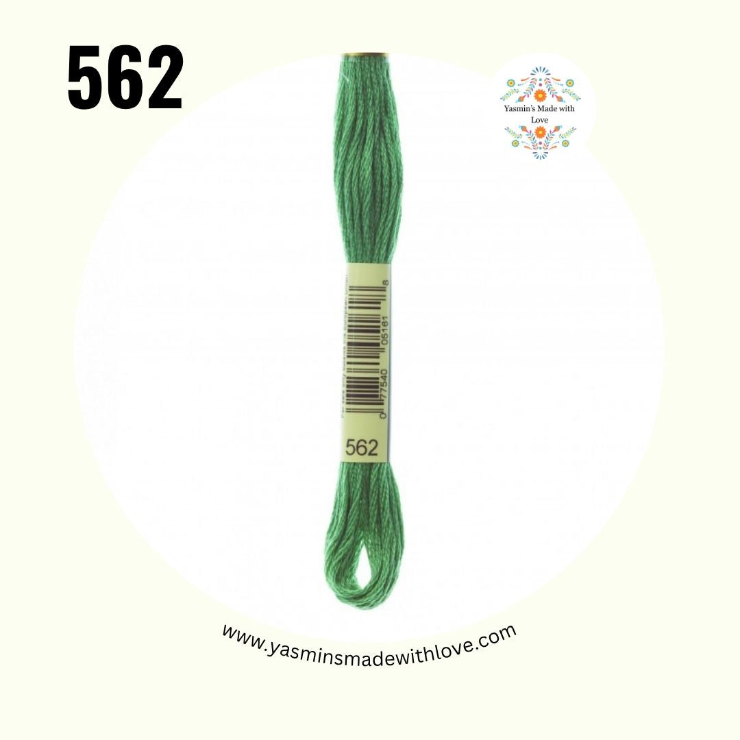 DMC 562 Jade – Medium Mouliné Standard Cotton Embroidery Floss