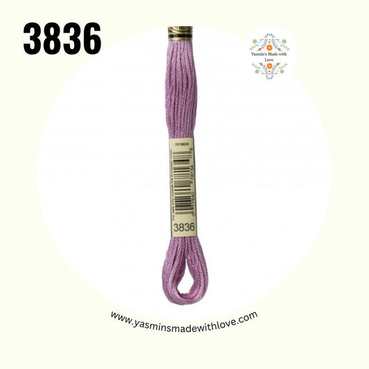 3836 Grape Light – DMC Mouliné Standard Cotton